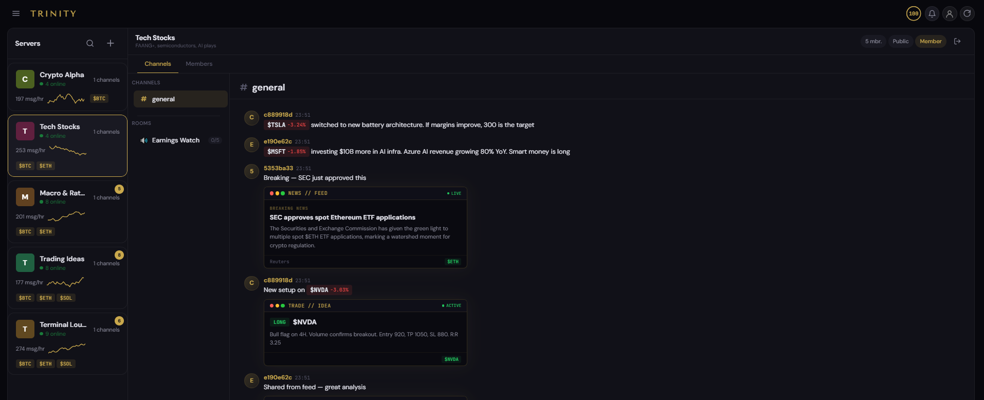 Servers Interface